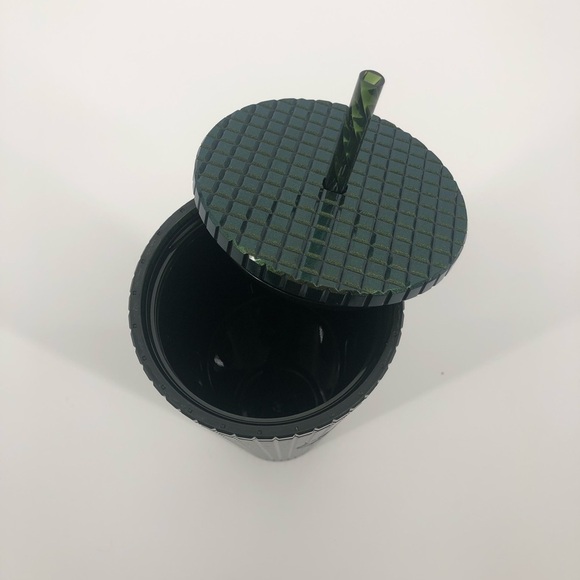 Starbucks 2021 Winter Holiday Jeweled Tumbler Cold Cup 24oz Green IN HAND NEW - Picture 7 of 7